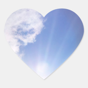 Love is written in the clouds sticker