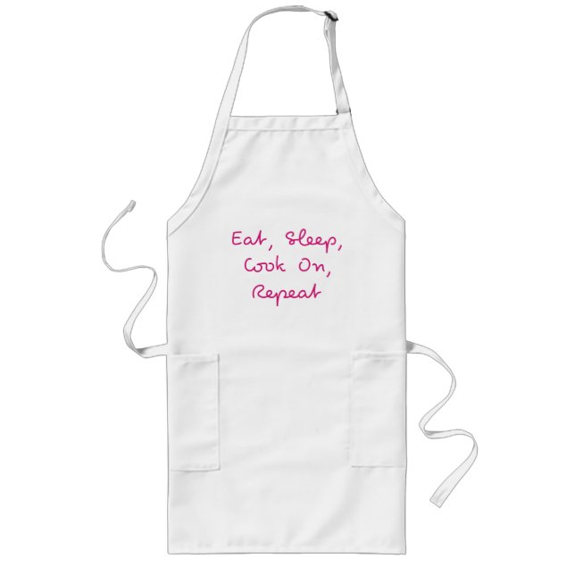Love Island Eat Sleep Cook On Repeat Apron (Front)