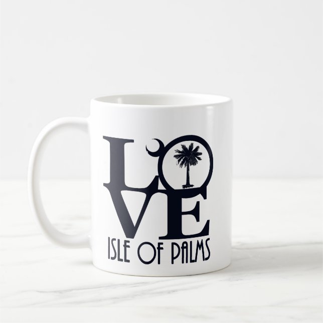 LOVE Isle of Palms 11oz Coffee Mug (Left)