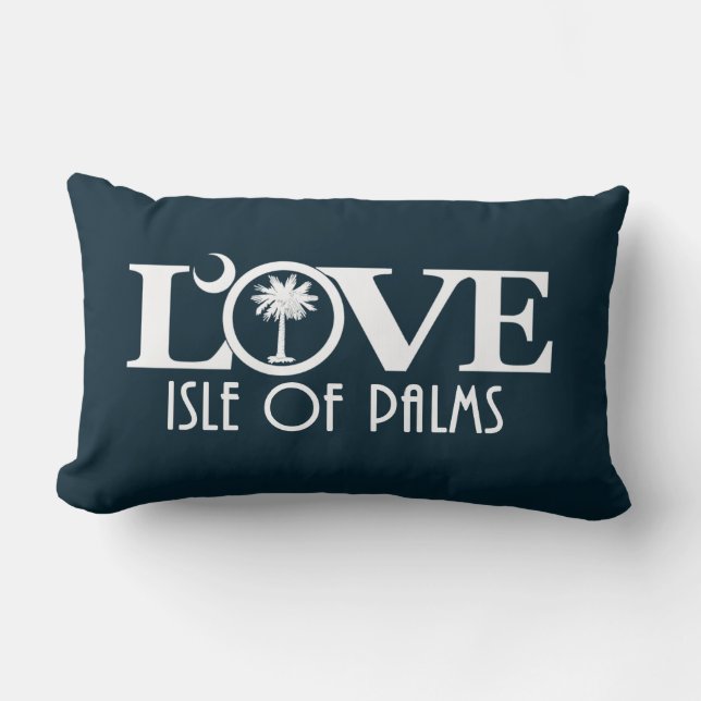 LOVE Isle of Palms Lumbar Cushion (Front)