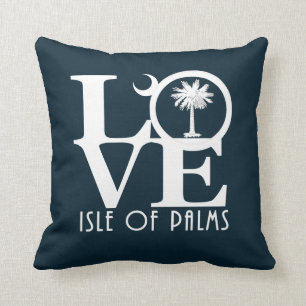 LOVE Isle of Palms South Carolina Cushion