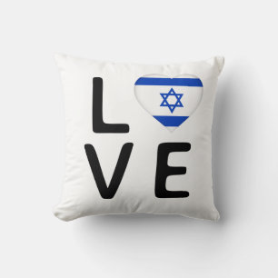 Love - Israel Flag Cushion