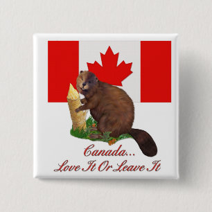 Love It or Leave It 15 Cm Square Badge