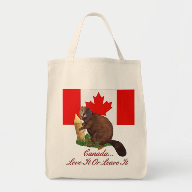 Love It or Leave It Tote Bag (Front)