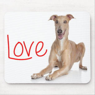 Love Italian Greyhound Puppy Dog Mousepad