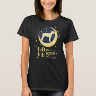 Love Italian Mastiff Cane Corso To The Moon T-Shirt