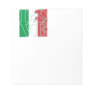 LOVE Italian Style Notepad