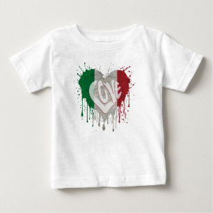 Love Italy Flag Baby T-Shirt