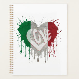 Love Italy Flag Planner