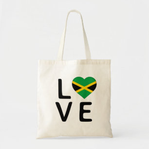 Love - Jamaica Flag Tote Bag