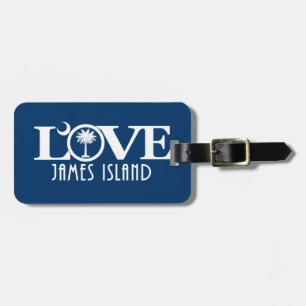 LOVE James Island Luggage Tag