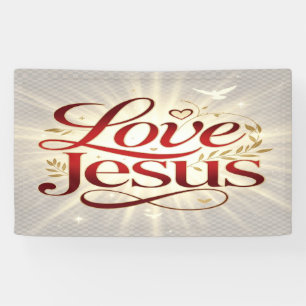 Love Jesus Banner