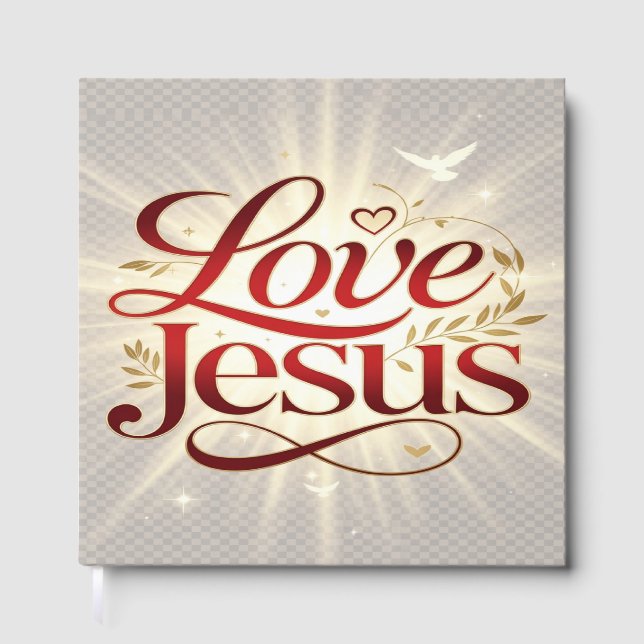 Love Jesus Guest Book (Front)