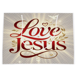 Love Jesus Large Gift Bag
