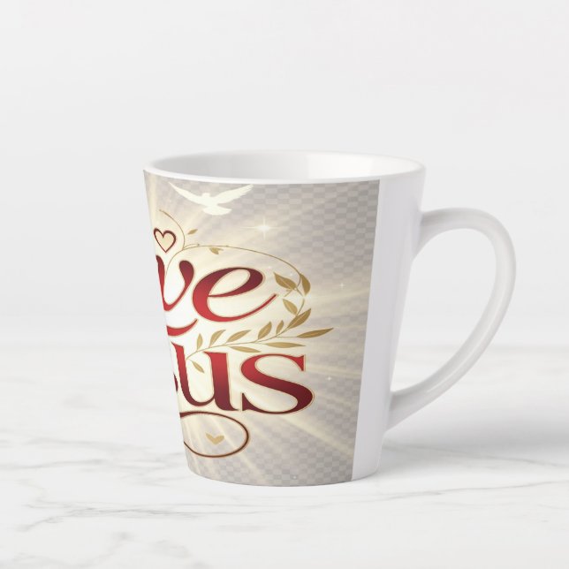 Love Jesus Latte Mug (Right)