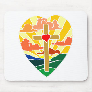 Love Jesus Mouse Pad