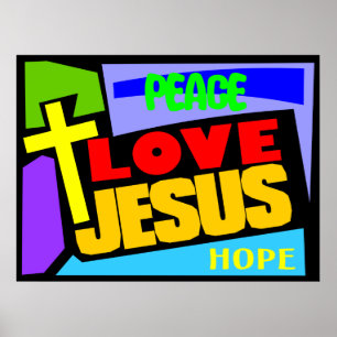 Love Jesus Poster