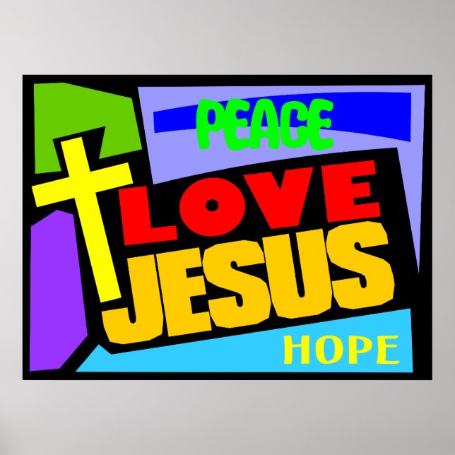 Love Jesus Poster (Front)