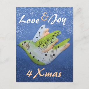 Love & Joy 4 Xmas postcard