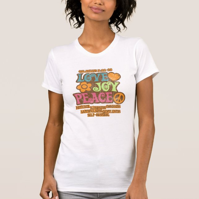 Love, Joy, Peace T-Shirt (Front)