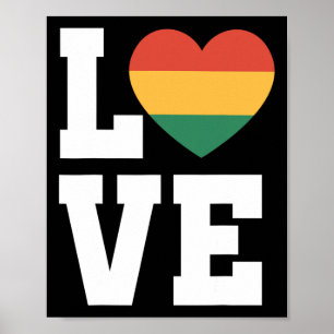 Love Juneteenth 1865 Pride African American Celebr Poster