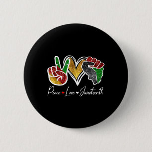 Love Juneteenth Black Pride Freedom 4th Of July 1  6 Cm Round Badge