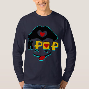 ♪♥Love K-Pop Stylish Men's Basic Long Sleeve T♥♫ T-Shirt