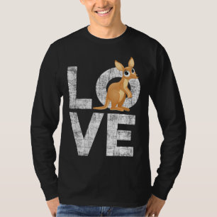 Love Kangaroo Australia Zookeeper Safari Animal T-Shirt