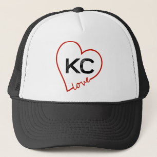 Love KC Heart Pocket Kansas City Women's T Shirt Trucker Hat