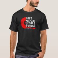 Love Keeps No Record of Wrongs Mens Red