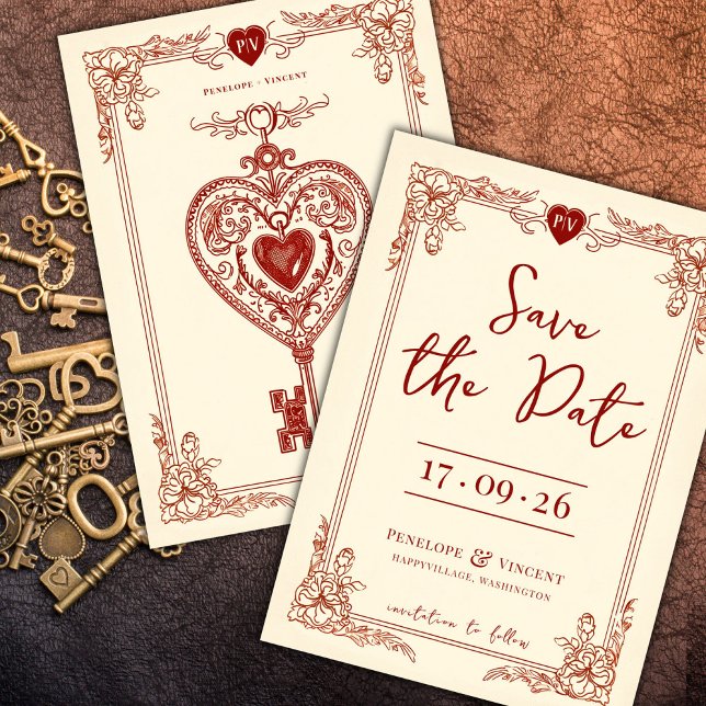 Love Key Love Save the Date Invitation (Creator Uploaded)