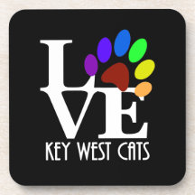 LOVE Key West Cats (white text)