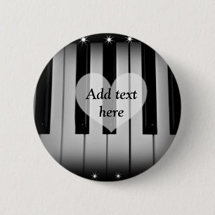 Love Keys_ 6 Cm Round Badge