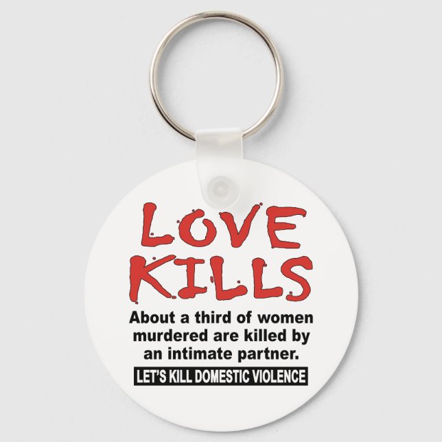 Love Kills Key Ring (Front)