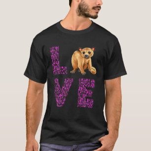 Love Kinkajou Purple Leopard Night Walker Kinkajou T-Shirt
