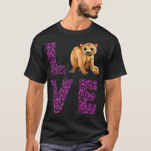 Love Kinkajou Purple Leopard Night Walker Kinkajou T-Shirt