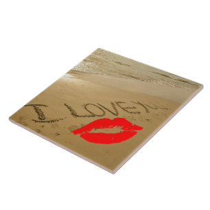 Love Kiss Beach Wedding Romantic Destiny's Destiny Tile