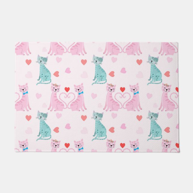 Love Kitties Doormat (Front)