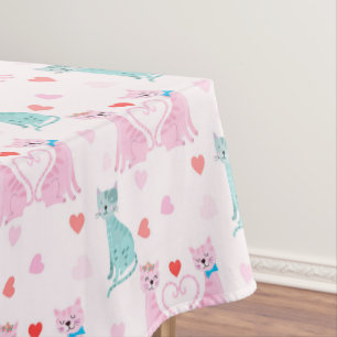 Love Kitties Tablecloth