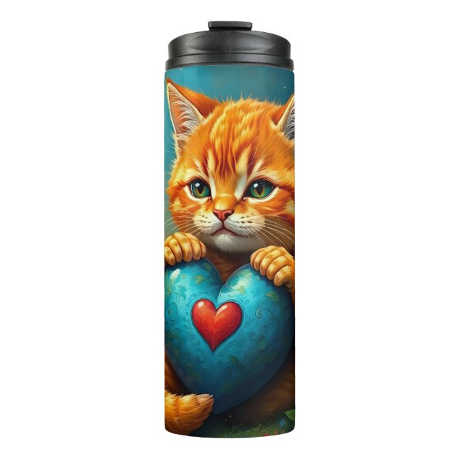 Love Kitty  Thermal Tumbler (Front)