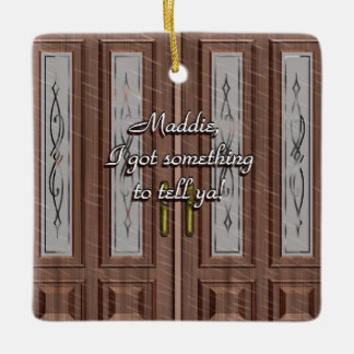 Love Knocks On Front Door Ornament