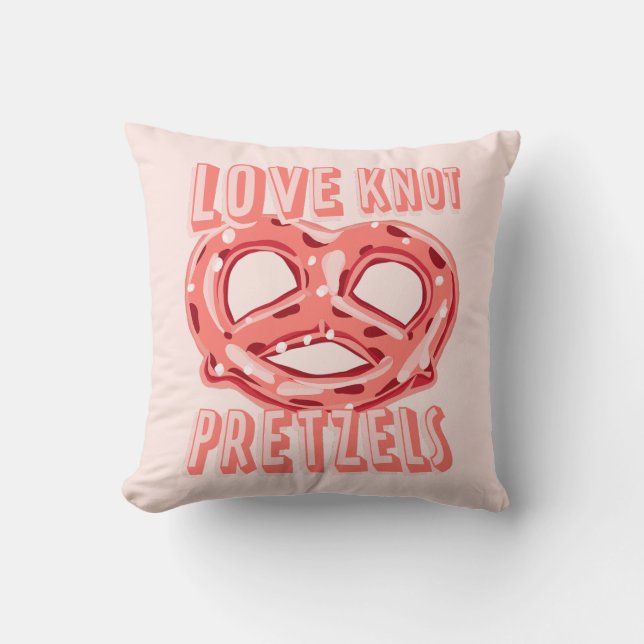 Love Knot Pretzel Cushion (Front)