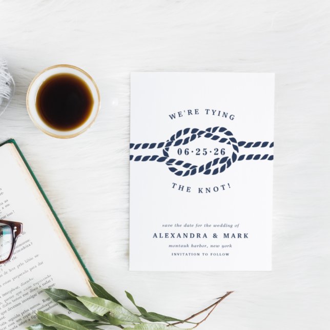 Love Knot Save the Date Card (Creator Uploaded)