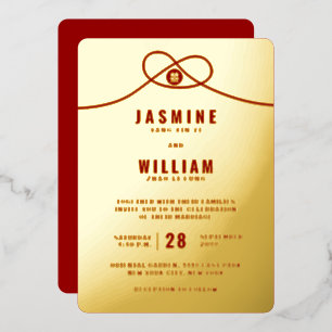 Love Knot Union Double Happiness Chinese Wedding