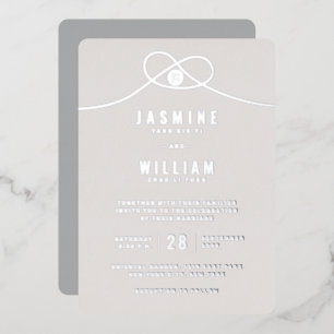 Love Knot Union Double Happiness Chinese Wedding F