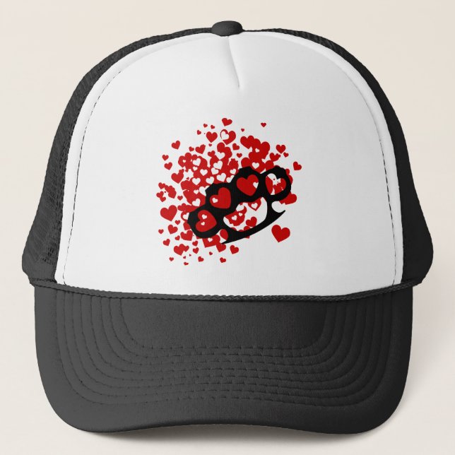 Love Knuckles Trucker Hat (Front)