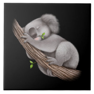Love Koala Bears Classic Ceramic Tile