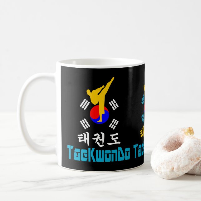 ❤☯✔Love Korean Martial Art-TaeKwonDo Classic Coffee Mug (With Donut)