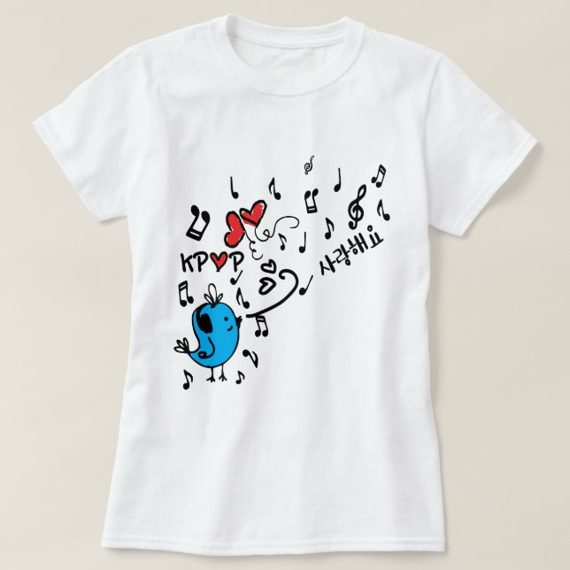 LOVE  KPOP SARANG Women's Basic T-Shirt (Design Front)