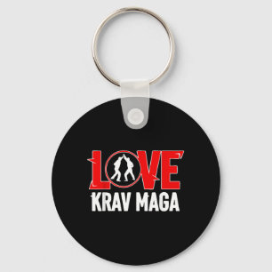 Love Krav Self Defence Martial Arts Israeli MMA Key Ring